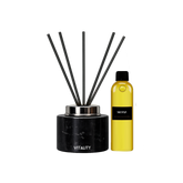 Black Marble Reed Diffuser Set
