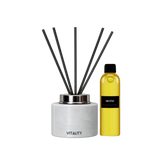 White Marble Reed Diffuser Set