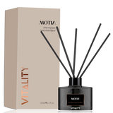 Vitality Motia reed diffuser for home with fresh floral scent