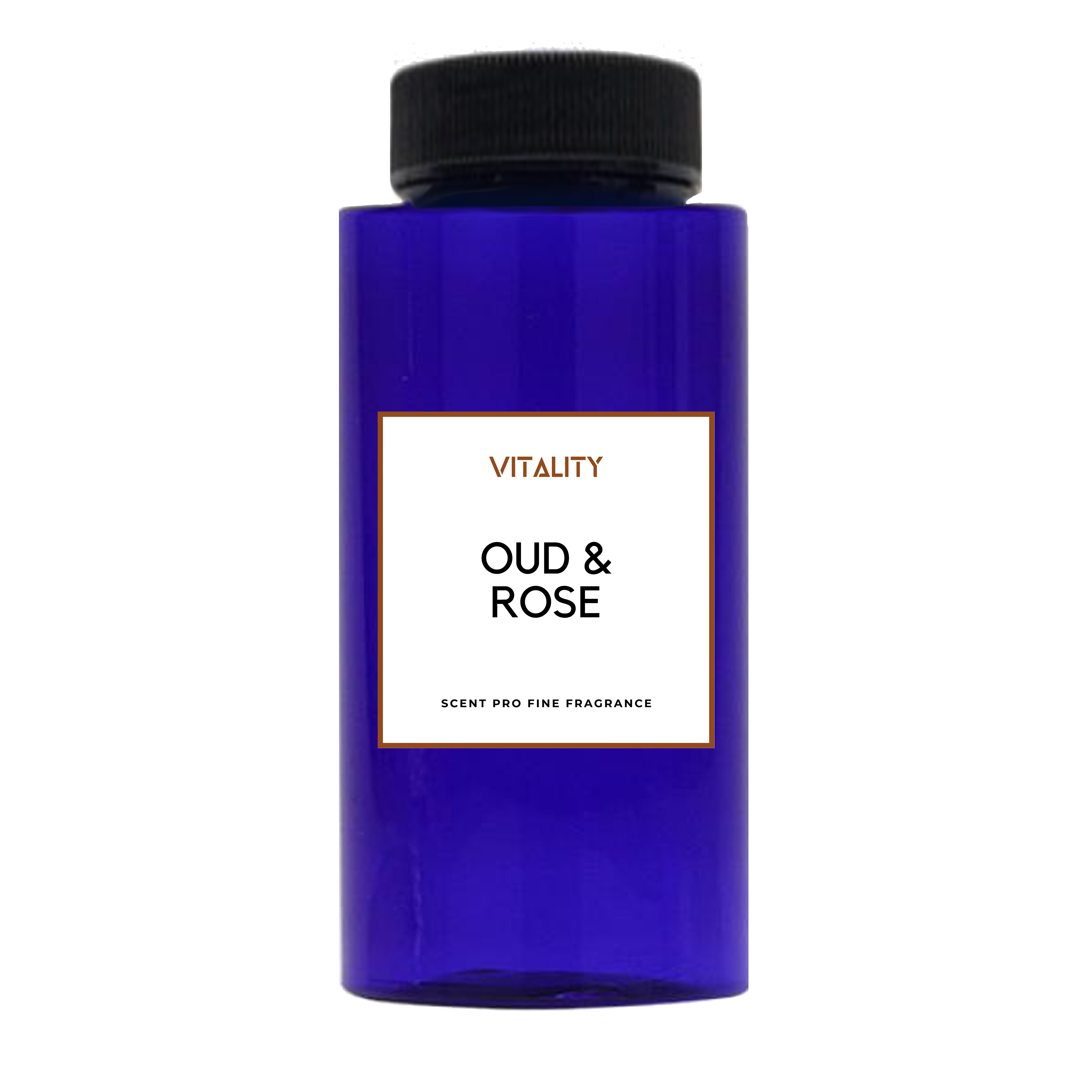 Luxury floral-woody fragrance oil Oud & Rose refill by Vitality