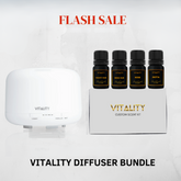Best of Vitality Bundle diffuser kit with oils and diffuser