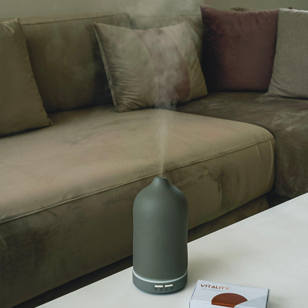 Charcoal Stone Diffuser – Vitality