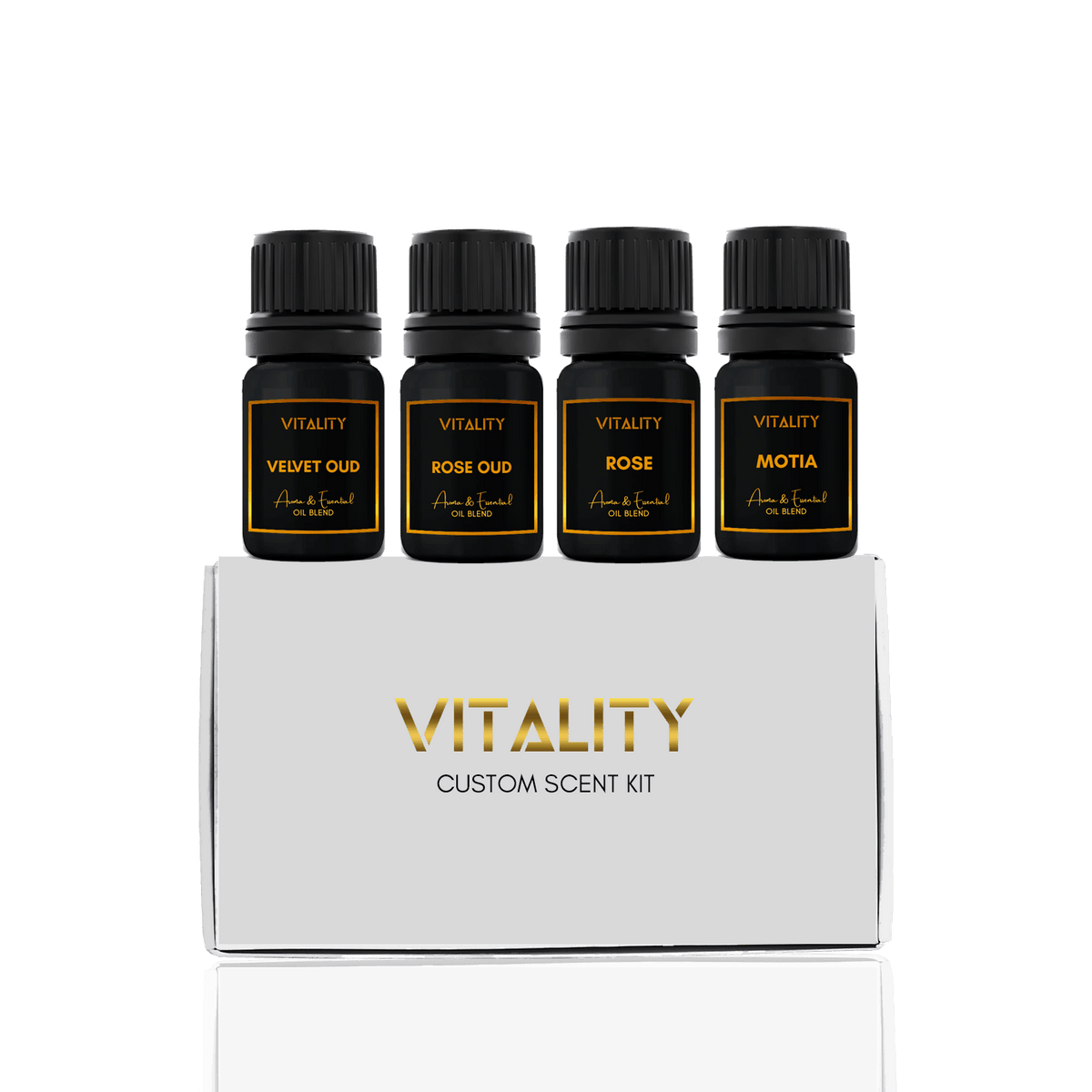 Oud & floral oils with aroma diffuser in bundle set
