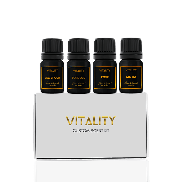 Oud & floral oils with aroma diffuser in bundle set