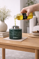 Green Marble Reed Diffuser Set