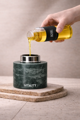 Green Marble Reed Diffuser Set