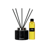 Black Marble Reed Diffuser Set