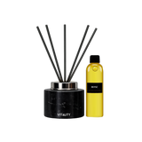 Black Marble Reed Diffuser Set