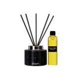 Black Marble Reed Diffuser Set