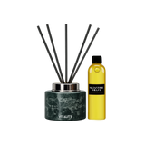 Green Marble Reed Diffuser Set