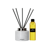 White Marble Reed Diffuser Set