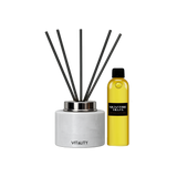White Marble Reed Diffuser Set