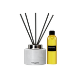 White Marble Reed Diffuser Set