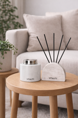 Marble Reed Sticks Holder