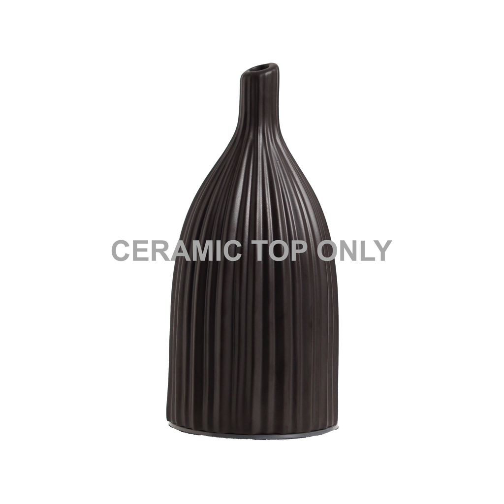 REPLACEMENT TOP - Aroma Ceramic Striped Black