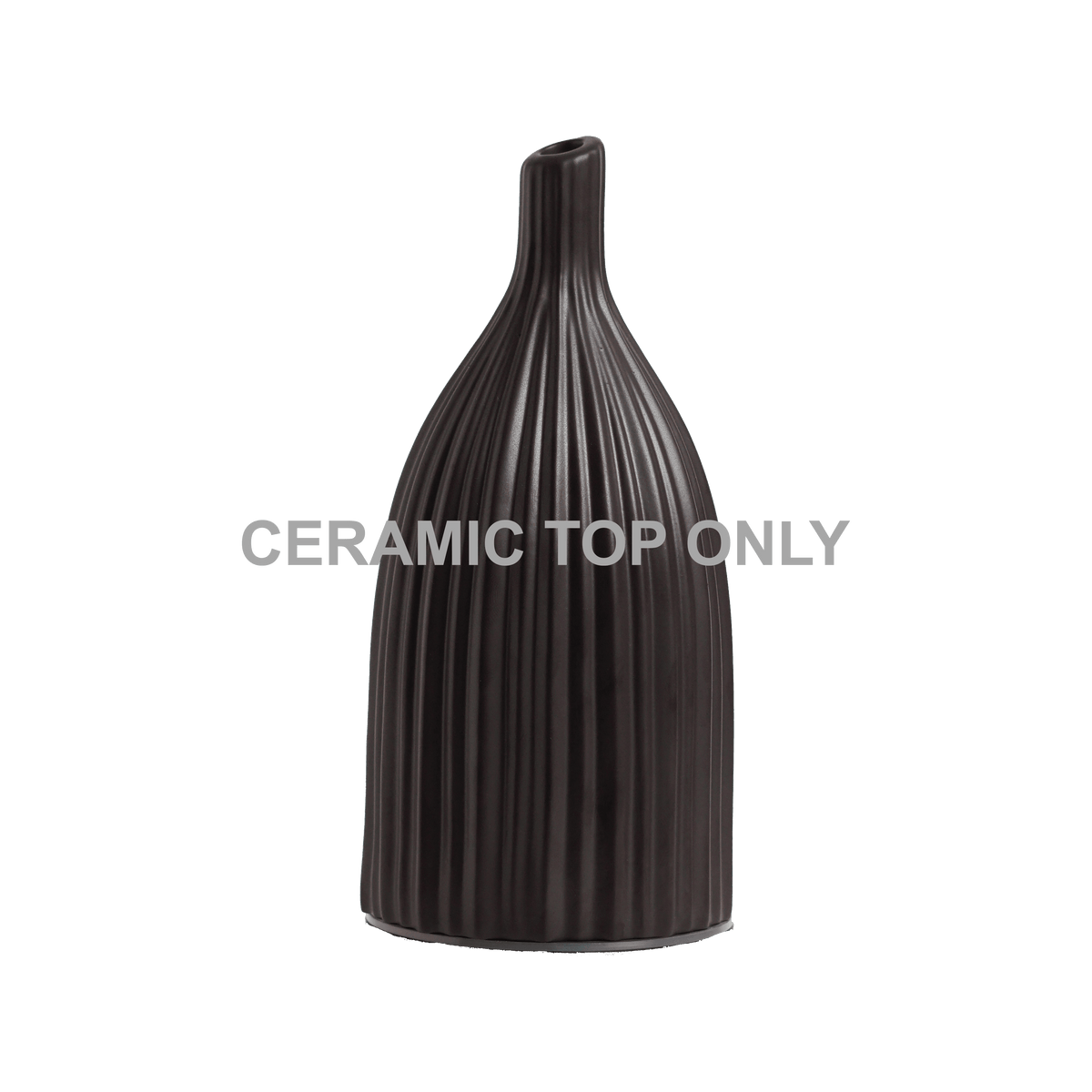 REPLACEMENT TOP - Aroma Ceramic Striped Black