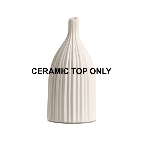 REPLACEMENT TOP - Aroma Ceramic Striped White