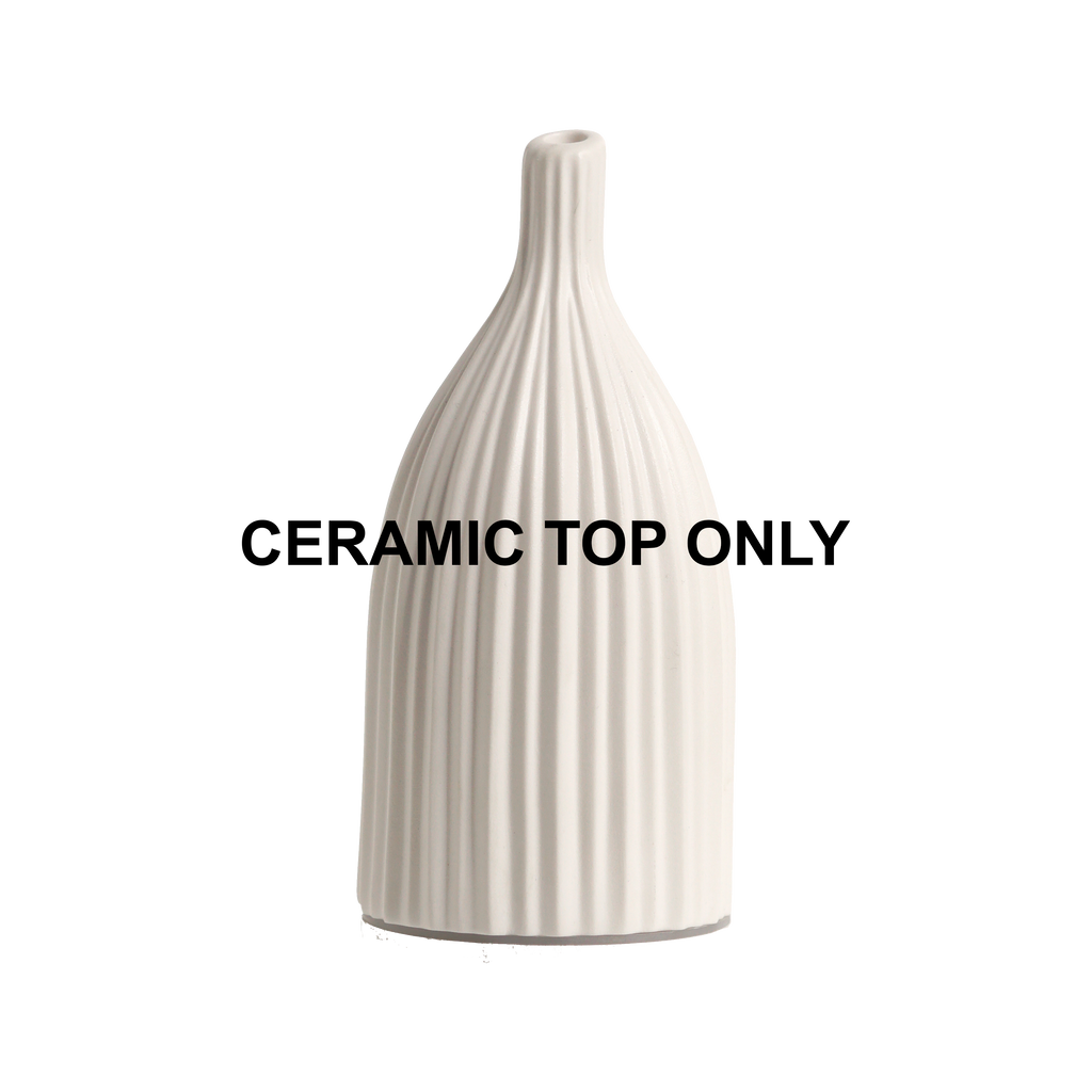 REPLACEMENT TOP - Aroma Ceramic Striped White