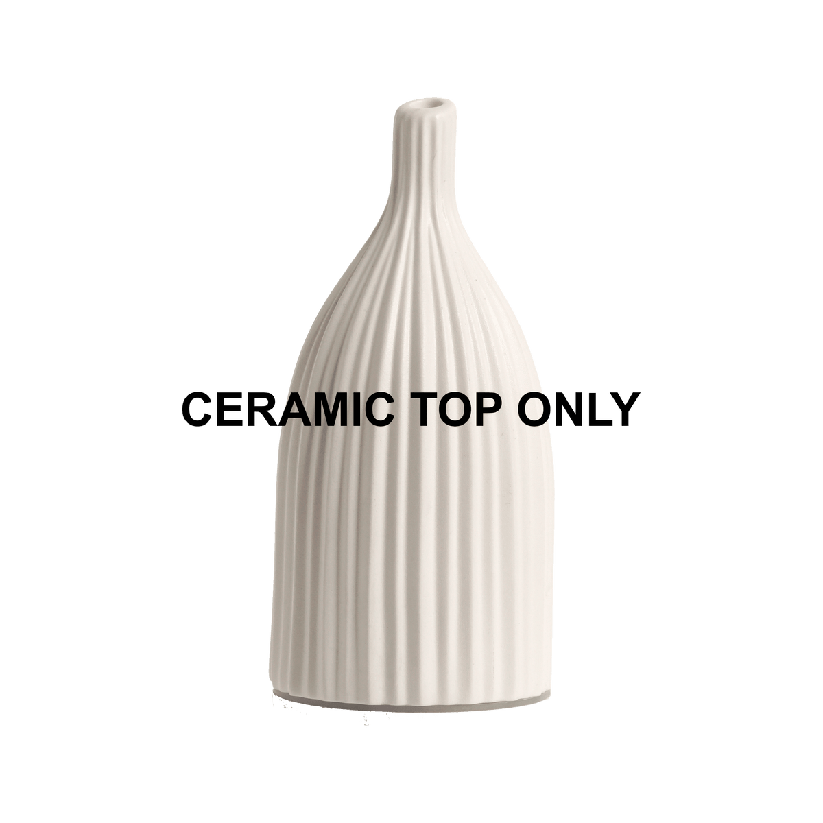 REPLACEMENT TOP - Aroma Ceramic Striped White