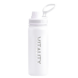 Powder Coated Water Bottle - White Spout