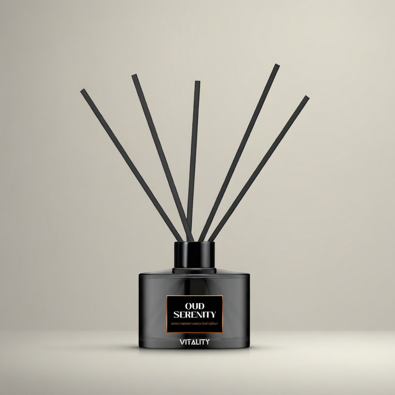 Luxury Oud Serenity diffuser set with 120 ml fragrance oil